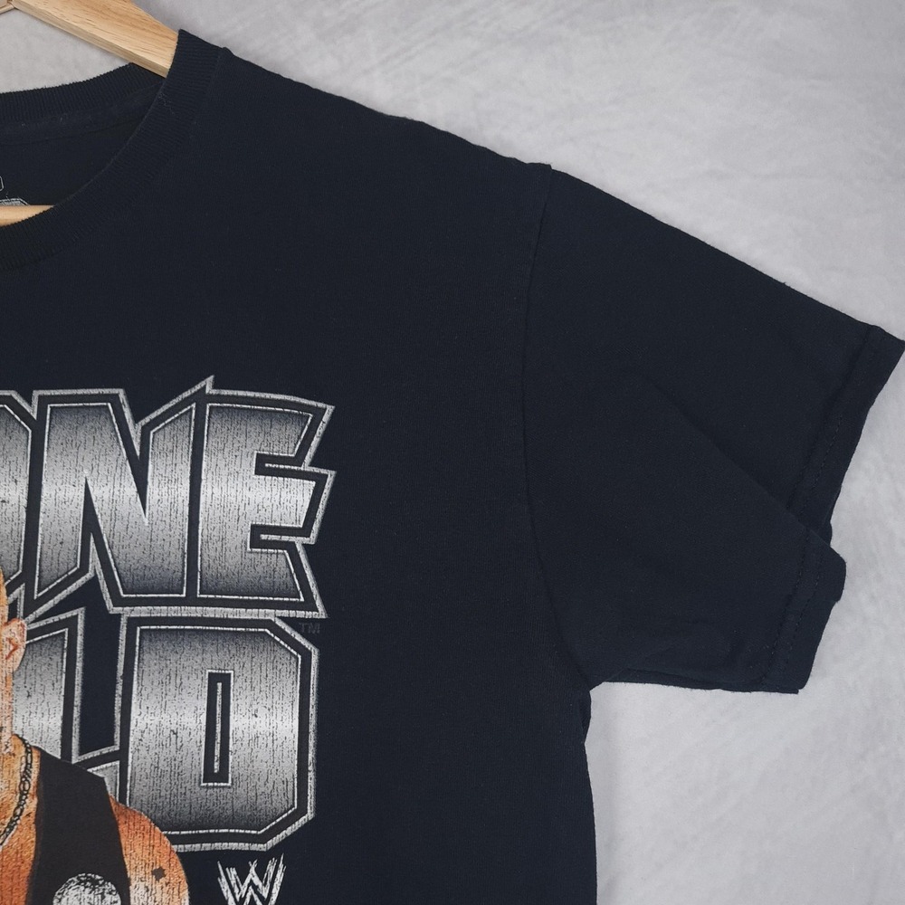 Stone Cold Steve Austin Shirt Mens Medium Black WWE Austin 3:16 Graphic Tee - Picture 4 of 16